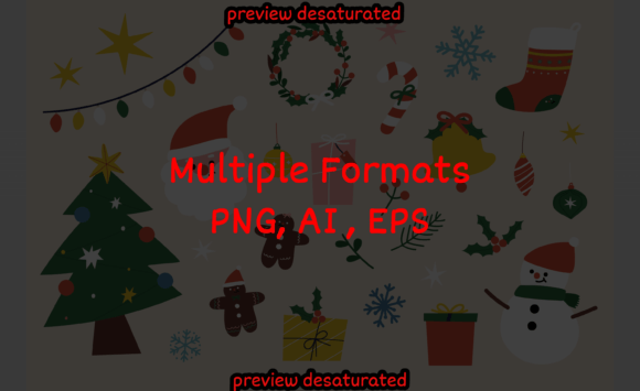 Christmas Background with Elements Clipt: Illustrations Review