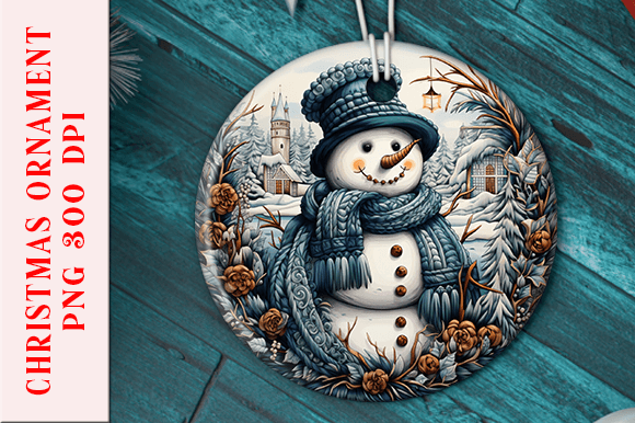 Embroidery Snowman Christmas Ornament Illustrations Review