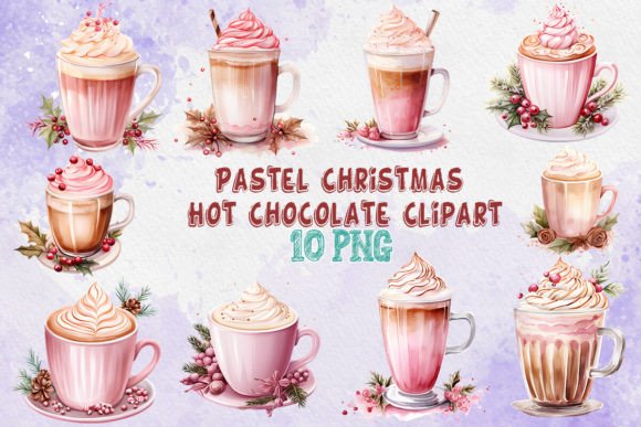 Pastel Christmas Hot Chocolate Clipart: A Seller’s Review