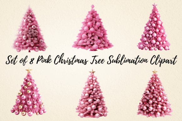 Pink Christmas Tree Sublimation Clipart: A Designer’s Review