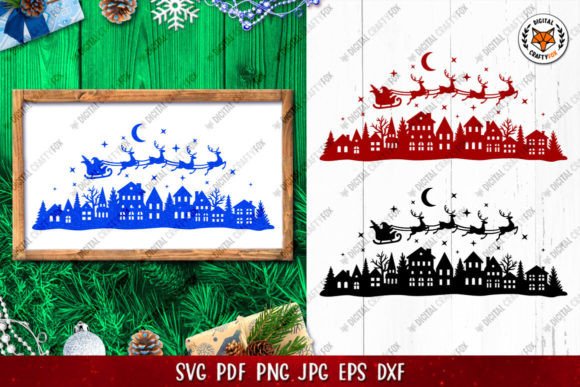 Santa Claus Reindeer SVG Review: Festive Illustrations